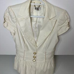 Off-white BEBE dressy jacket / blazer - size 4